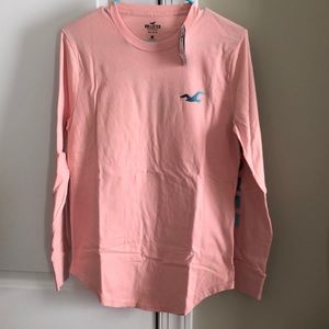 Hollister XS pink long sleeve tee